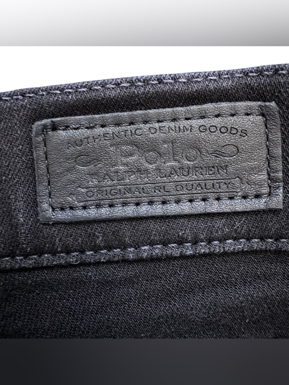 Polo Ralph Lauren Tompkins Skinny High-Rise Black Jeans 29 - Picture 10 of 12